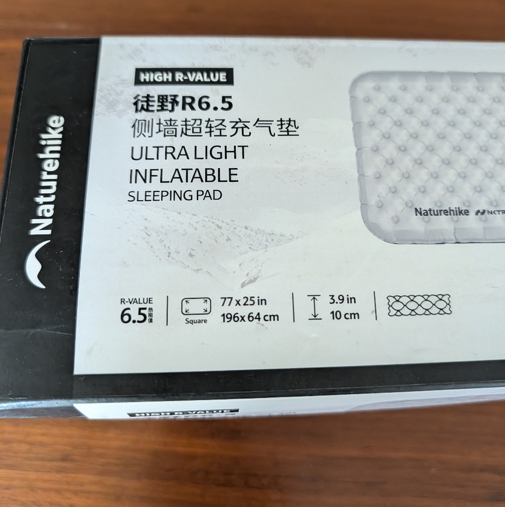 Naturehike R6.5 Inflatable Ultralight Sleeping Pad Camping New - Picture 2 of 6